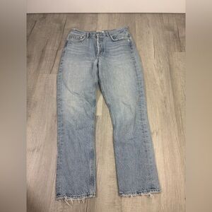 AGOLDE Light wash Riley Jeans Size 25